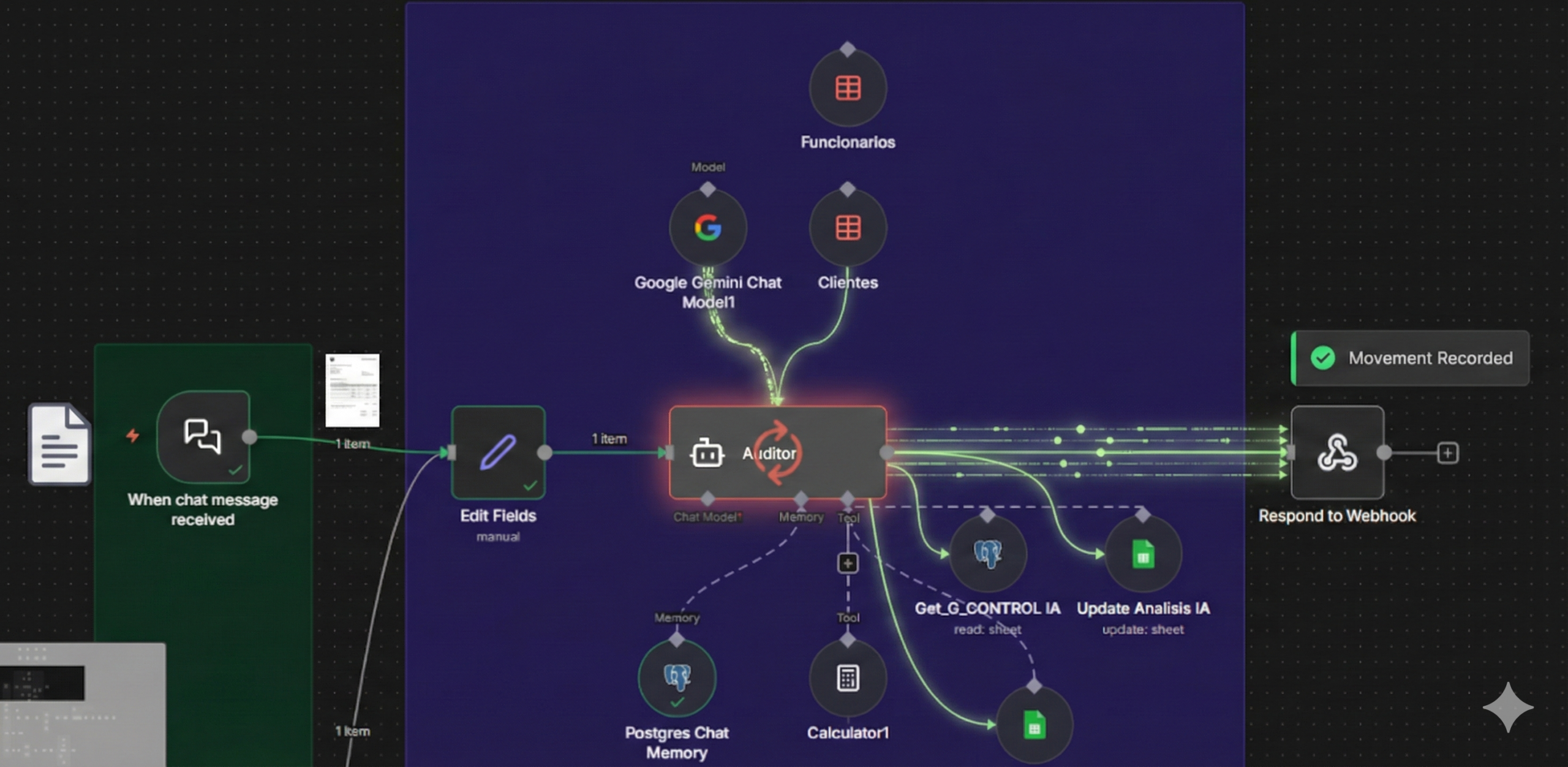 IA Procesando Documento