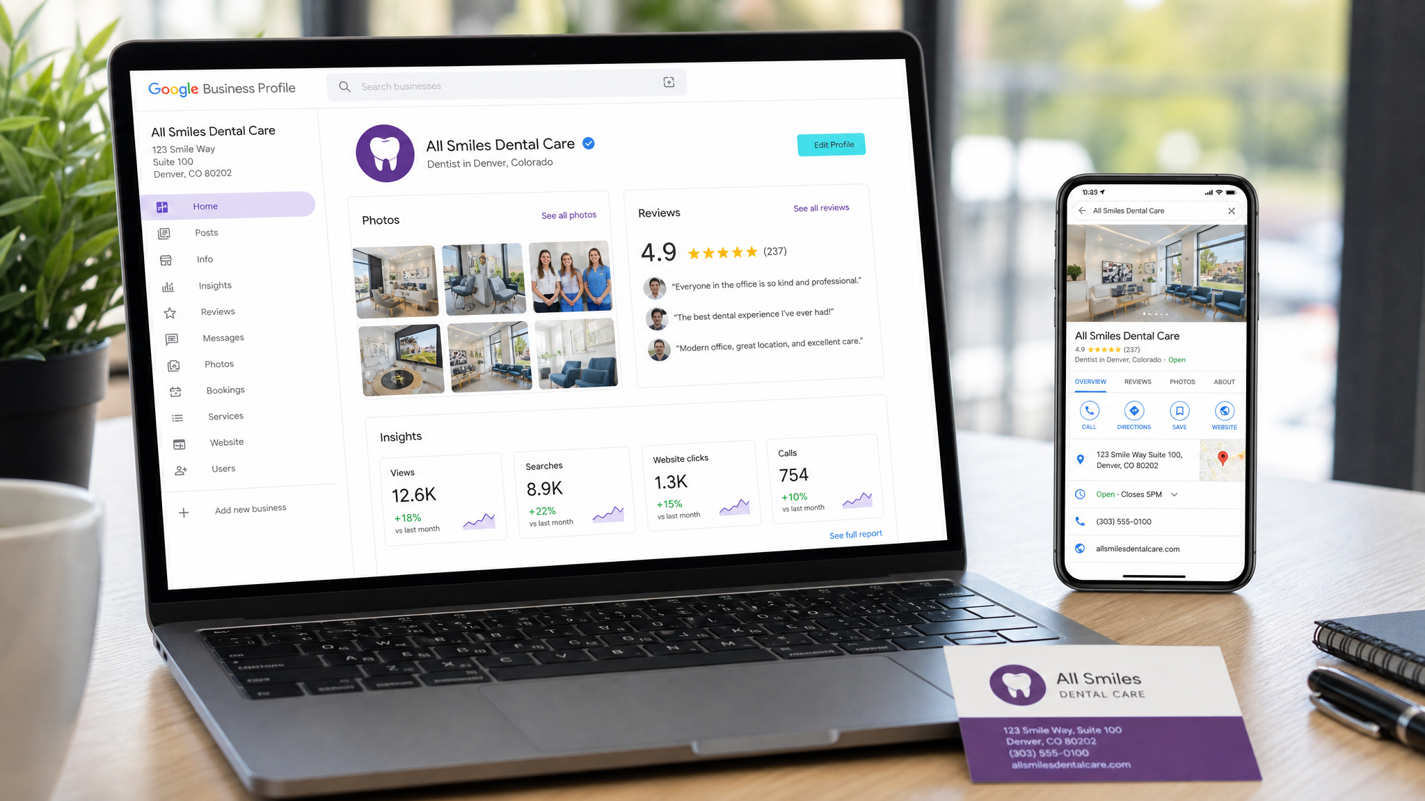 Google Business Profile para SEO local